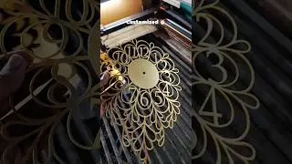 Customized Wall Clock ⏰ Cnc Laser Cutting 