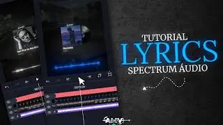 Tutorial Como Fazer Lyrics Vídeo Com Spectrum Áudio no ( Alight Motion & NodeVídeo ) 📱