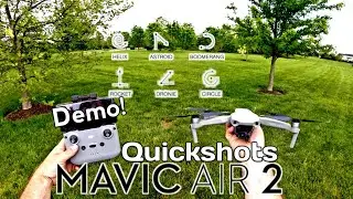 Dji Mavic Air 2 Quickshots Demonstrated Easy