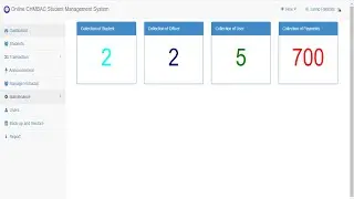 Online Student Management System Using PHP/MySQLi with Full Source Code | Free to Download (2020)