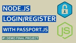 Node.js Login, Register System with MySQL, Passport #1 Demo final project