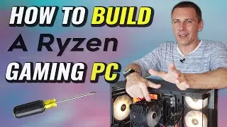 How to BUILD a GAMING PC (AMD Ryzen 7 7800X3D in the Antec C7)