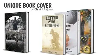 How to design a book cover from PixelLab | New Book Cover Design Ideas | Book Cover design