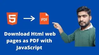 How to download web pages as PDF with JavaScript | JavaScript Tutorials