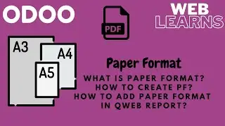 How to create paper format in Odoo | Document Layout | Odoo Qweb PDF Report