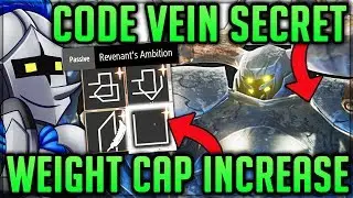 Easily Increase Weight Limit on ALL Builds/Codes - Code Vein! (Secret Boss Ending) #codevein