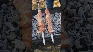Пряный шашлык на мангале