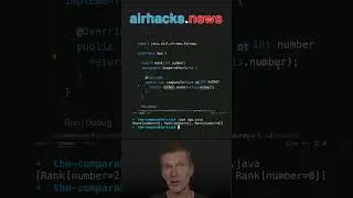 A Better Comparable with Integer.compare #java #shorts #coding #airhacks