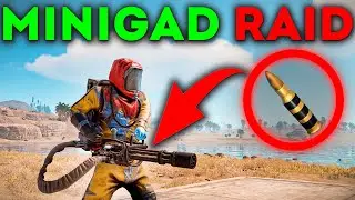 RUST how to shoot explosives with minigun bug/glitch