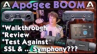 Apogee BOOM Watch Before You Buy! Audio Interface Test Vs SSL & ... Symphony?