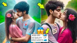 Create 3D Ai Happy kiss💋 day image creator 2024 | happy kiss day| bing image creator | new tutorial 