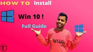 How to install windows 10 in my computer & Laptop ,(Using  Pen drive) Full Guide