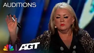 Mandy Muden: The hilarious magician who will make you BELIEVE in magic! | Auditions | AGT 2023