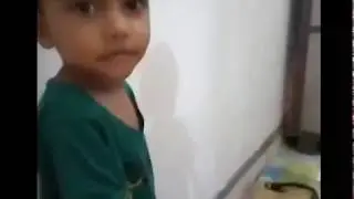 Cute Indian Children Kissing