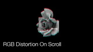 THREE JS: image RGB Split / Distortion On Scroll