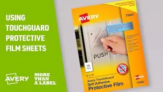 How to Laminate with Avery TouchGuard Self-Adhesive Laminating Sheets