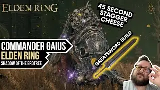 Commander Gaius Boss Fight - Greatsword Build | Elden Ring