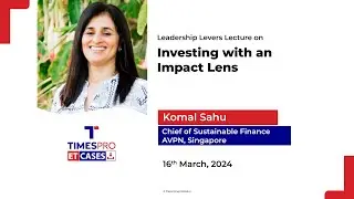 Investing with an Impact Lens | TimesPro