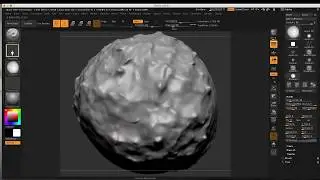 ZBrush Tutorial: How to make a brush in ZBrush and brush icon.