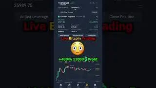 Live Bitcoin Trading 11000$ Profit 😳 