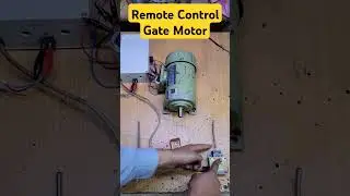Remote control Gate Motor | Control circuit of AC gear motor with rf remote