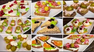 Quick SNACKS for the HOLIDAY - Snack sandwiches for CHRISTMAS