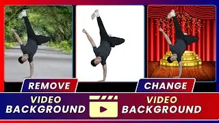 Fake Backgrounds for videos • How to remove video background Capcut Video Editing No Green Screen