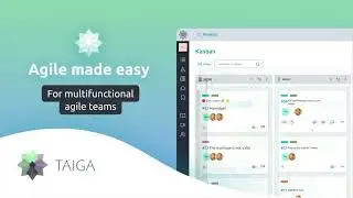 Taiga - agile project management tool. Free & Open Source.