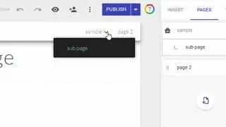In Google Sites - create new pages(s), create sub pages, rename pages, and duplicate pages, etc