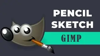 How to create pencil sketch effect in GIMP