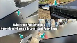 Cybertruck Prototype Has Large & Inconsistent Panel Gaps. Quality Concerns Raised