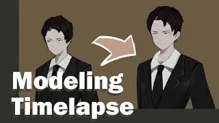 [Library of Ruina] Roland | 3D Character Modeling Timelapse
