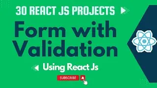 06 React Form Validation | 30 React Js Projects #reactjs #reactjsprojects