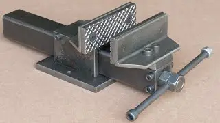 How To Make A Bench Vise | Diy Metal Bench Vise Without Welding | DIY