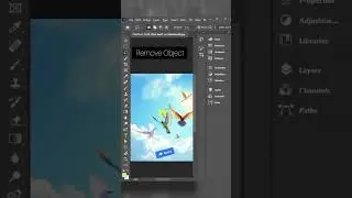 How to Remove Objects from photo with Photoshop 2025 #shortsfeed #viralvideo