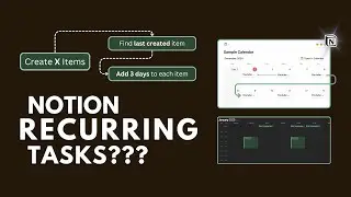 I figured out recurring tasks JUST using Notion