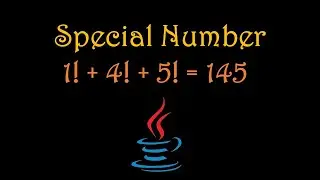 Java Program for Interviews Pgm 28: How To Find If A Given Number is a Special Number Or Not in Java