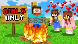 I Went UNDERCOVER on a GIRLS Only Minecraft Server