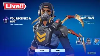 🔴Fortnite BRAVO LEADER *NEW* ITEM SHOP TODAY AUGUST 29! (Chapter 5 LIVE)