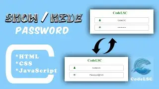 Show/Hide Password Toggle with 