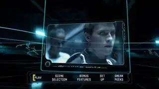 Tron Legacy 2011 DVD Menu Walkthrough