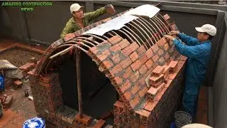 Construction Techniques Creative Brick Dome & With Formwork Structure - Great Construction Skills