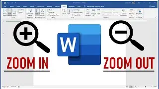 How to ZOOM IN and ZOOM OUT in Microsoft Word - Word Tutorial