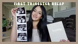 MY FIRST TRIMESTER | how I found out, first pregnancy symptoms, cravings, nausea, weeks 4-13