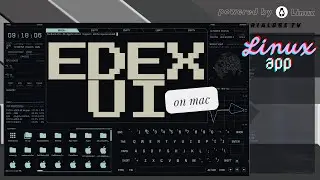 Linux App - eDex UI on mac