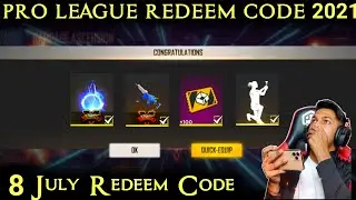 8 JULY REDEEM CODE | FREE FIRE PRO LEAGUE GRAND FINAL REDEEM CODE | FREE FIRE TODAY NEW REDEEM CODE