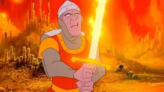 DRAGONS LAIR Clip - Final Battle (1983) Don Bluth