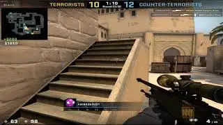 Самый лакерный тайминг! AWP[ LUCKY SHOT!