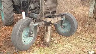 снятие передней балки МТЗ