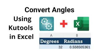 2 Methods to Convert Angle between Degrees and Radians in Excel